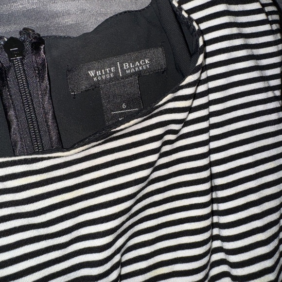 White House Black Market striped dress sz 6 - Picture 2 of 2